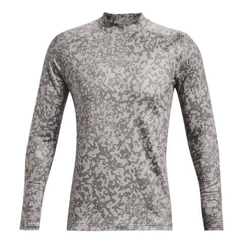 Mock Langarm Polo Herren