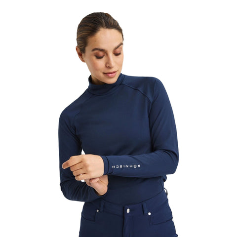 Warm High Collar Top Damen