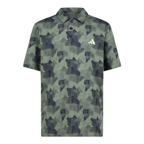 Printed Scripted Poloshirt