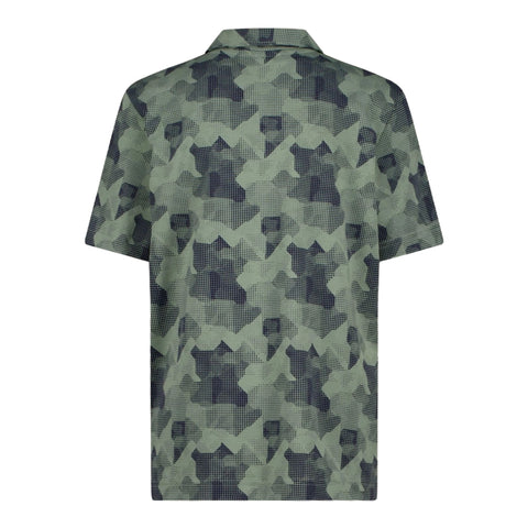 Printed Scripted Poloshirt