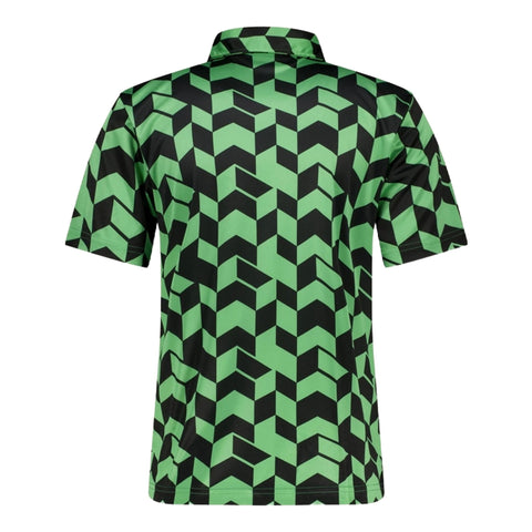 Graphic Short Sleeve Polo Herren