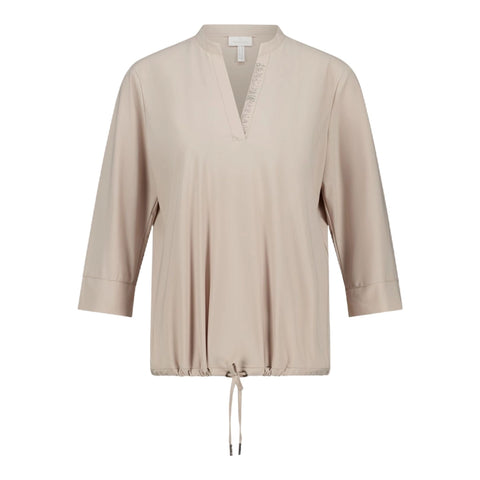 Elegante Strass Bluse Damen