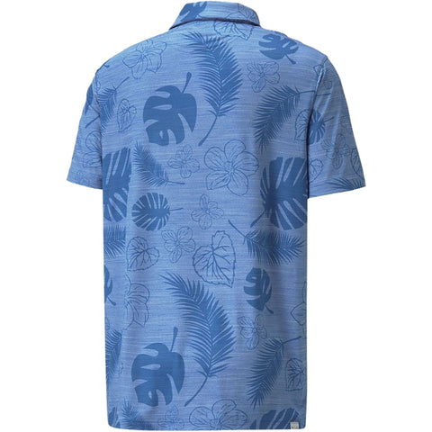 Cloudspun Leaves Flowers Polo Herren