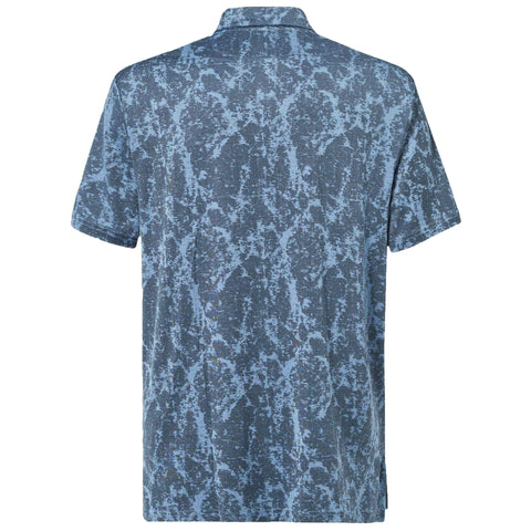 Marble Jacquard Poloshirt Herren
