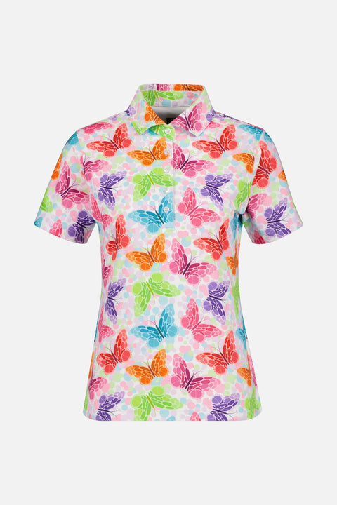 Butterfly Poloshirt Damen