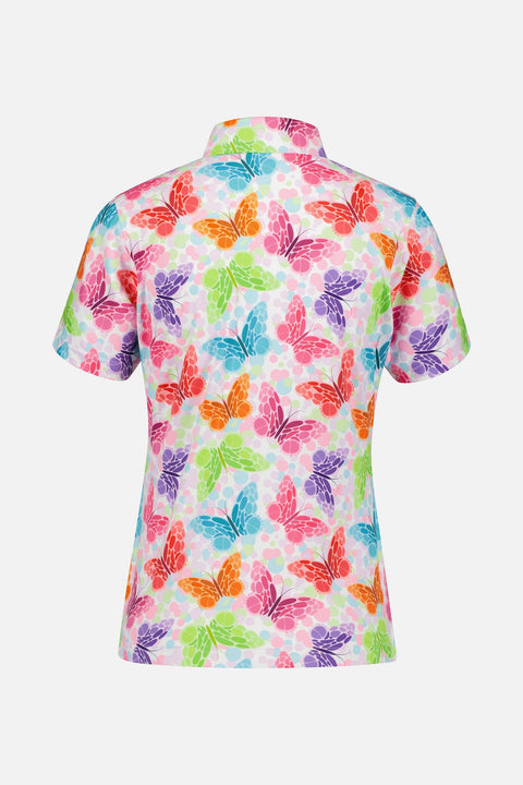 Butterfly Poloshirt Damen