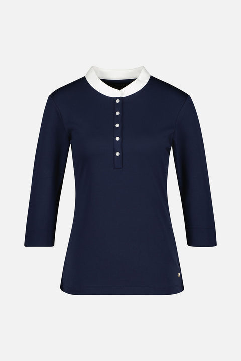 Pique Knit Shirt Damen
