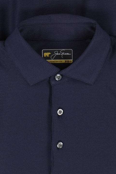 Solid Stripe Poloshirt Herren