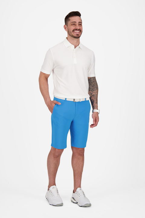 Solid Stripe Poloshirt Herren