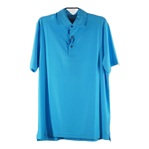Solid Stripe Poloshirt Herren