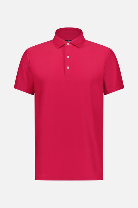 Solid Stripe Poloshirt Herren