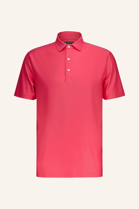 Solid Stripe Poloshirt Herren
