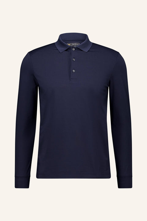 Langarm Polo Herren