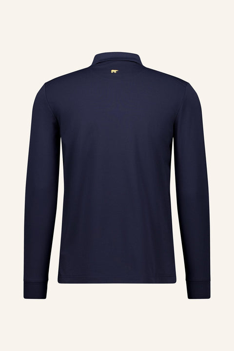 Langarm Polo Herren