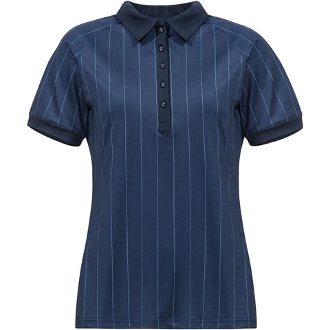 Pinstripe Polo Damen