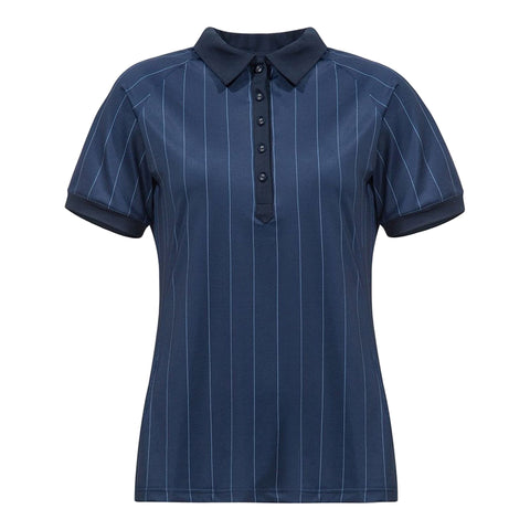 Pinstripe Polo Damen
