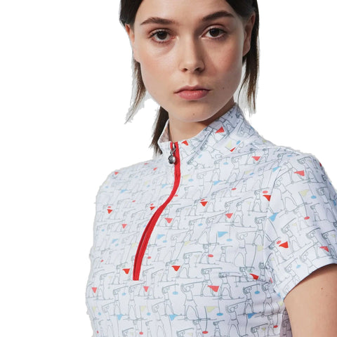 Marseille Cap Sleeve Golfpolo Damen