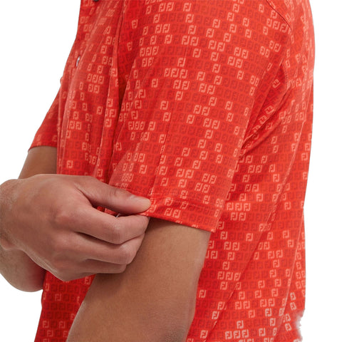 Digital Camo Print Lisle Polo Herren