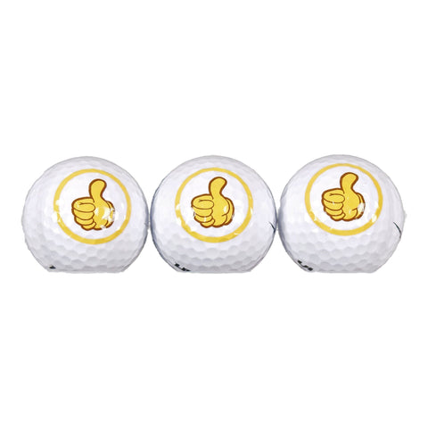Smiley Motive Golfbälle