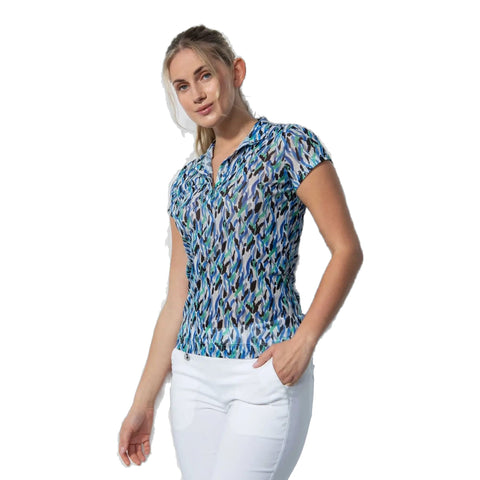 Digne Capsleeve Poloshirt Damen