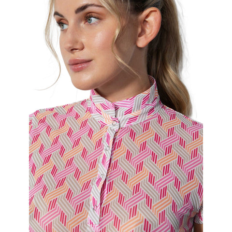 Digne Capsleeve Poloshirt Damen