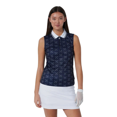 Clubs Sleeveless Polo Damen