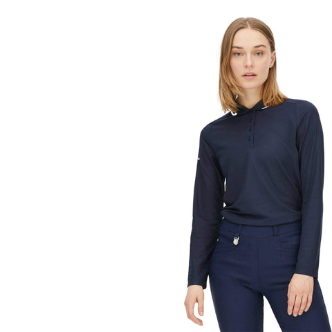 Miriam Langarm-Poloshirt Damen