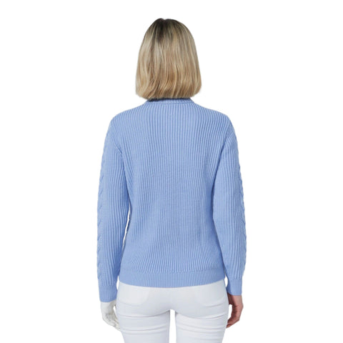 Lined Cable Pullover Damen