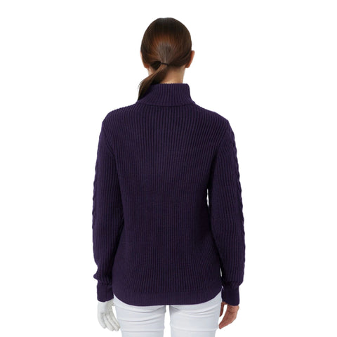 Lined Cable Pullover Damen