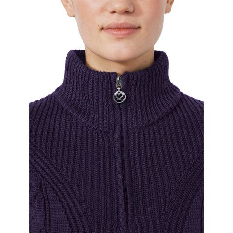 Lined Cable Pullover Damen