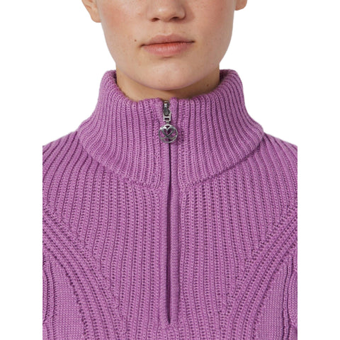 Lined Cable Pullover Damen