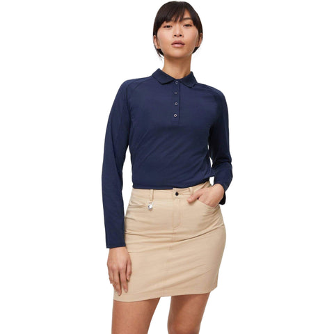 Rumi Langarm-Polo Damen