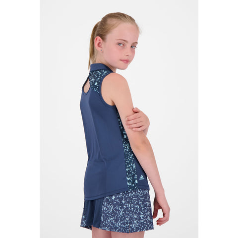 G Printed SL Polo Navy Damen