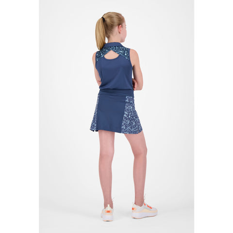 G Printed SL Polo Navy Damen