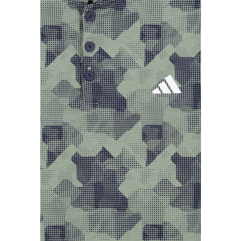 Printed Scripted Poloshirt