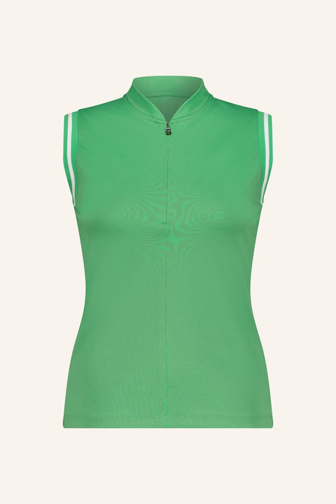 EVI1 Ärmelloses Poloshirt Damen