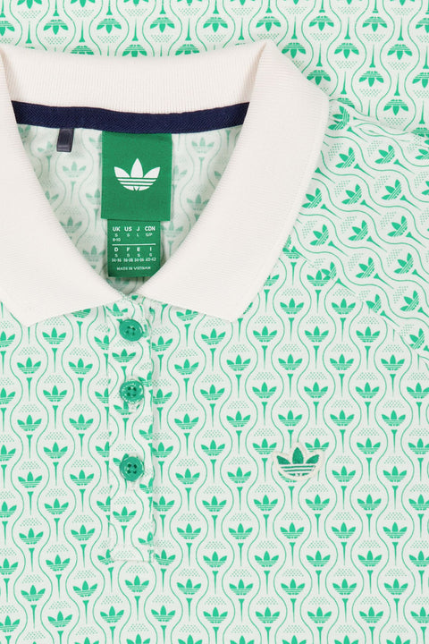 All Over Trefoil Polo Damen