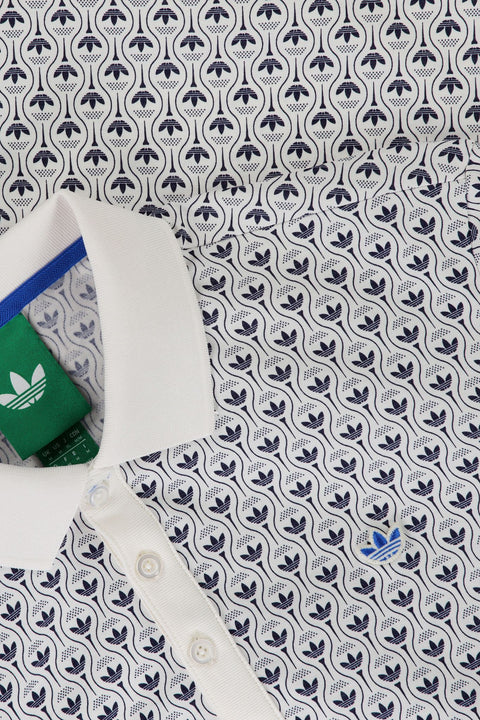 All Over Trefoil Polohemd Herren