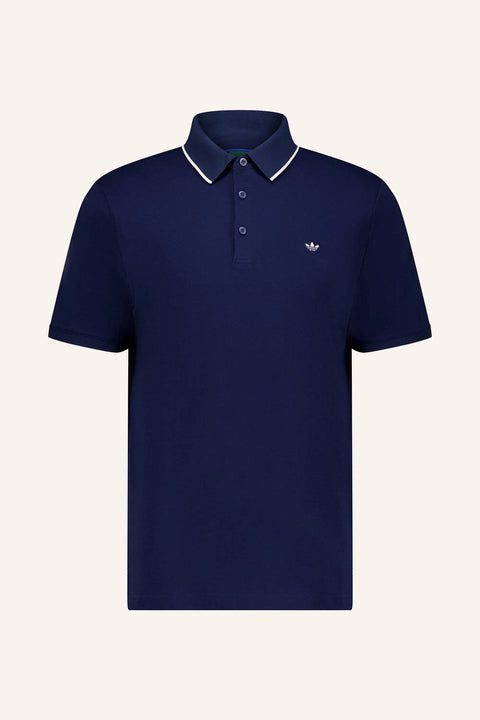 Solid Poloshirt Herren