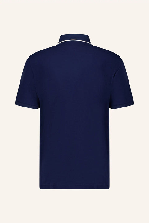 Solid Poloshirt Herren