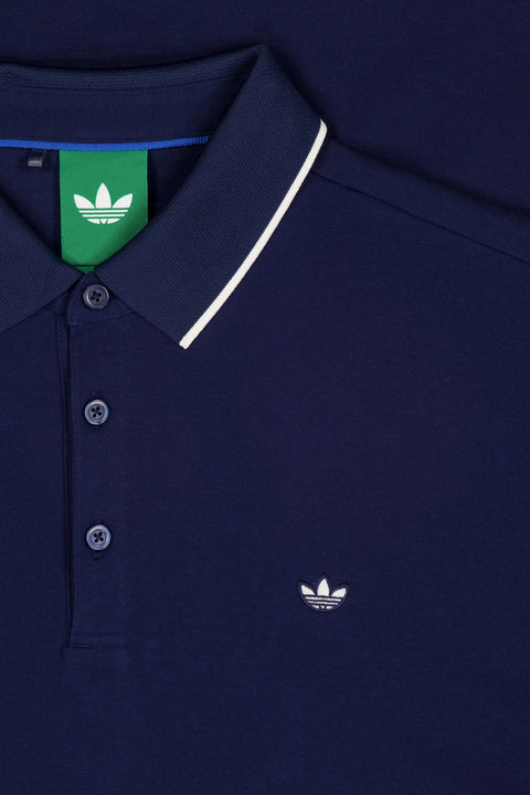 Solid Poloshirt Herren