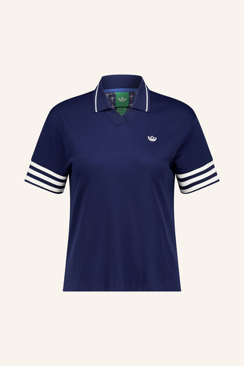 3-Streifen Poloshirt Damen