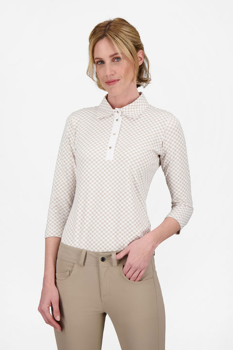 Langarm Golfpolo Damen