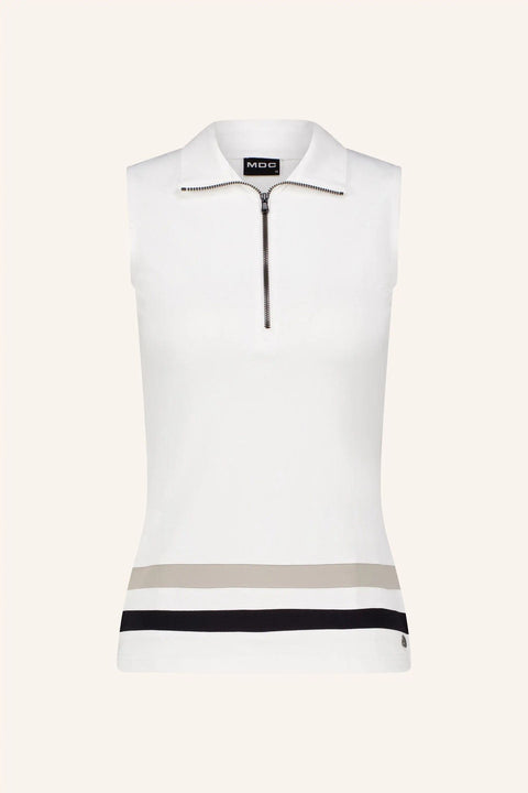 Sleeveless Polo Shirt Damen