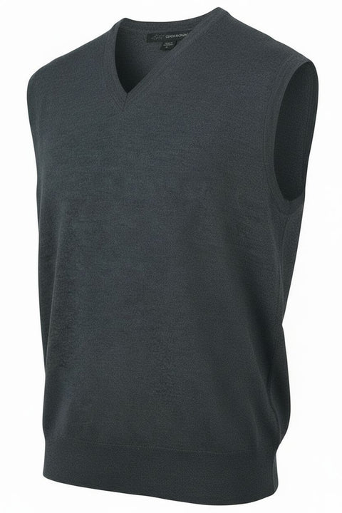 Merino V-Neck Slipover Weste Herren