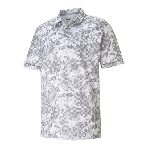 Tech Pique Botanical Polo Herren