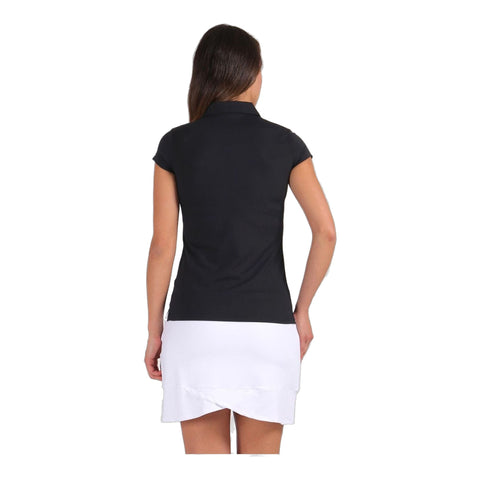 W Affen SS Polo Schwarz Damen