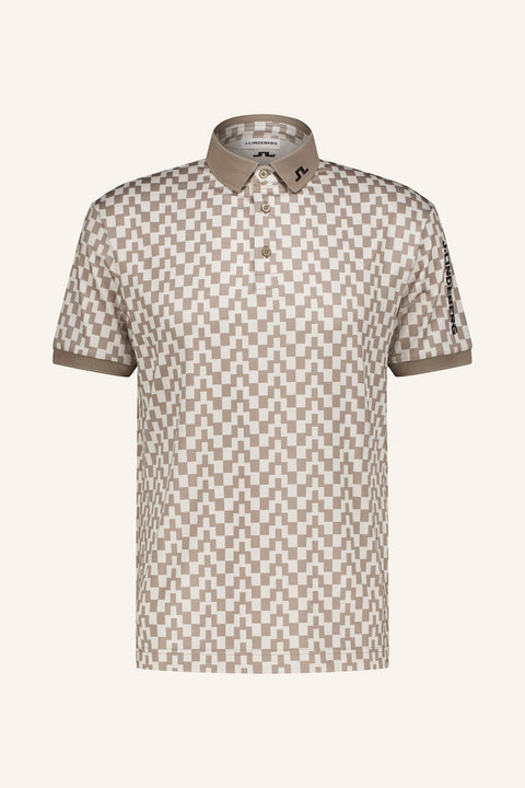 Tour Tech Print Golf Poloshirt Herren