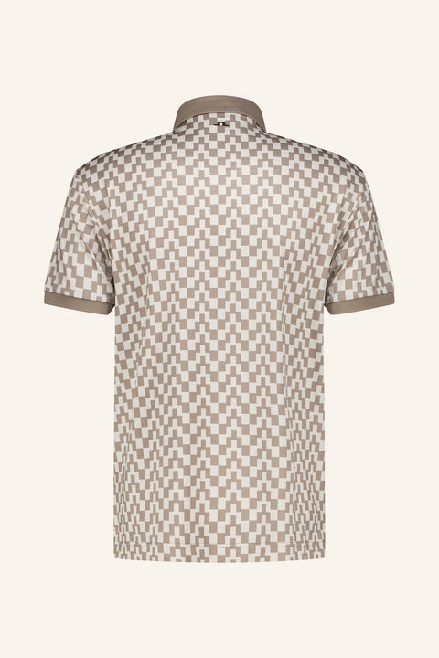 Tour Tech Print Golf Poloshirt Herren