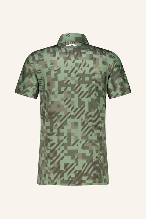 Dario Tour Print Poloshirt Herren